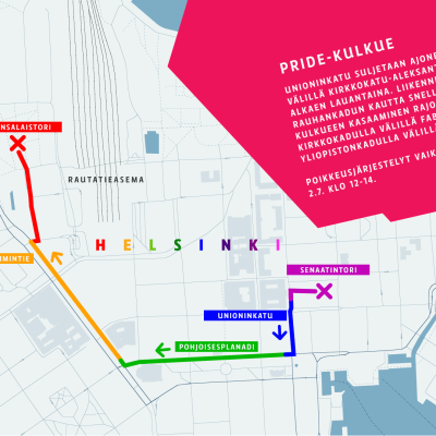 Helsinki Pride -kartta