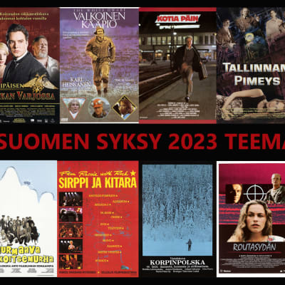 Teeman Kino Suomen ohjelmiston elokuvajulisteet, syksy 2023.