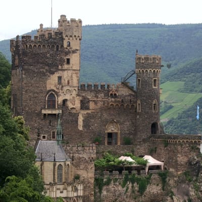 Burg Rhenstein, nära Frankfurt.