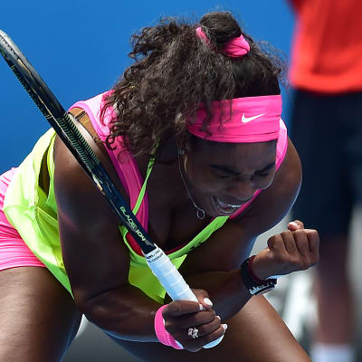 Serena Williams firar.