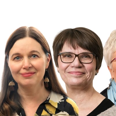 Johanna Loukaskorpi, Riitta Ollila, Tarja Jokinen ja Hanna Tainio. 