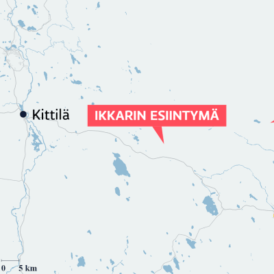 Kartalla Ikkarin esiintymä