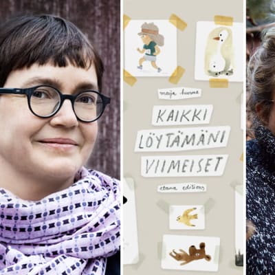 Maija Hurme ja Ellen Strömberg sekä kirjojen kannet.