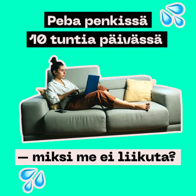 nainen istuu sohvalla läppärin kanssa 