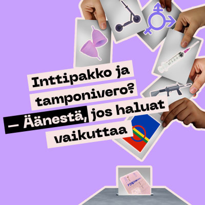 Monta kättä joissa on äänestyslipukkeita. 