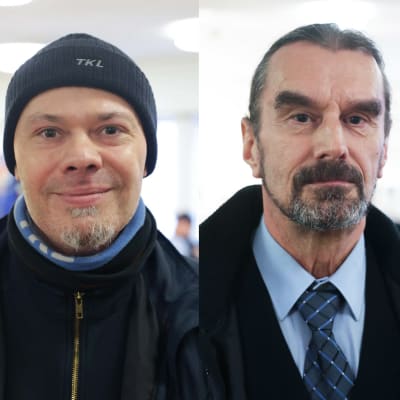 Linja-autonkuljettajat Riku Kulmala vas., Timo Jousi ja Arto Myyrä. 