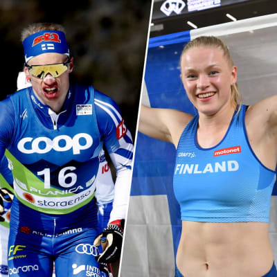 Iivo Niskanen, Wilma Murto och Robert Helenius.