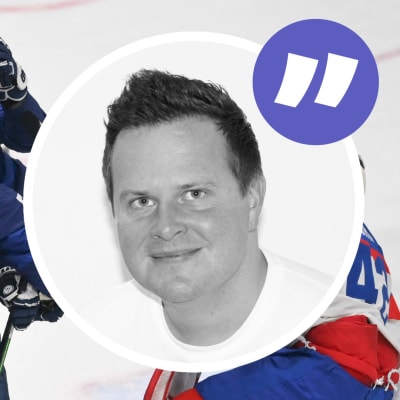 Lejonen firar mål mot Slovakien.