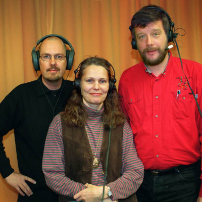 Erkki Vuokila, Heli Mattsson ja Antti Skyttä vuonna 1998.