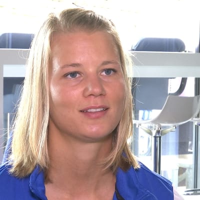 Maija Saari, kapten i damlandslaget i fotboll, Hfors i september 2016