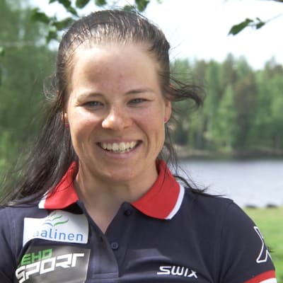 Krista Pärmäkoski hemma i Ikalis.