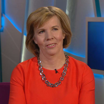 Anna-Maja Henriksson i programmet Morgonettan i TV! lördagen den 23 februari 2019.