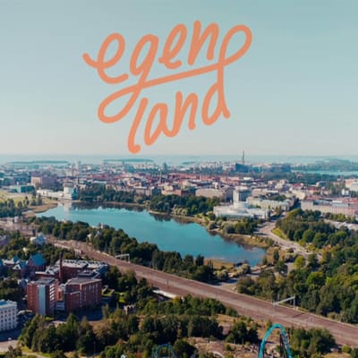 Bild på Helsingfors från luften