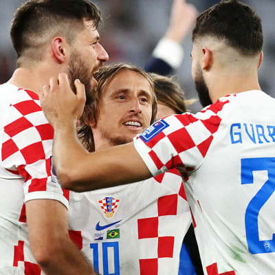 Kroatien firar seger i VM.