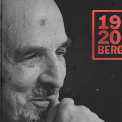 Närbild på Ingmar Bergman.