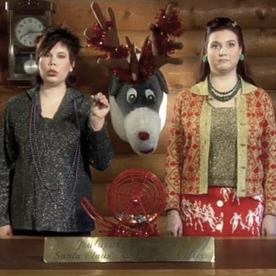 Sannan ja Pinjan joulukalenterissa kuultiin porotietämystä lähes jaksottain. 