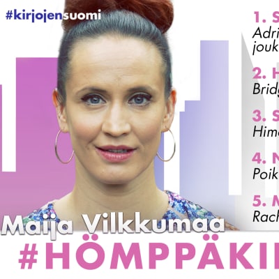 Maija Vilkkumaan hömppäkirjalista kesän lukuvinkeiksi.