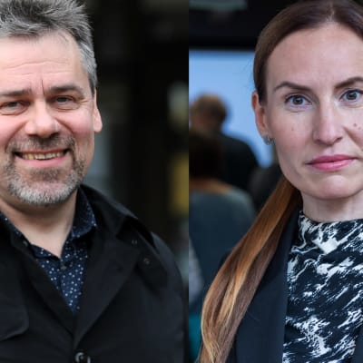 Parkanon ja Ikaalisten kaupunginjohtajat Aki Viitasaari ja Eeva Viitanen.