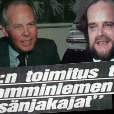 Hannu Tarmio ja Jussi Niininen sekä Lehtilööppi. Kollaasi.