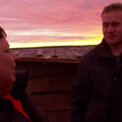 Elisabeth och amatörastronom Hans pratar om rymden.