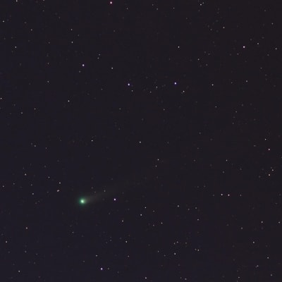 Kometen Lovejoy i rymden.