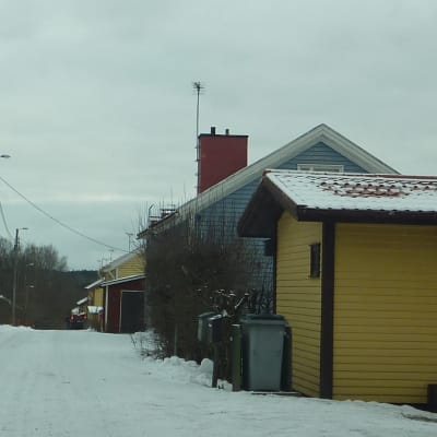 Stålbacka bostadsområde i Åminnefors