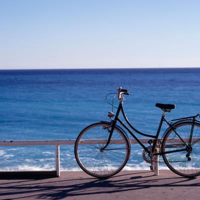 polkupyörä ja meri