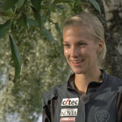 Hinderlöparen Camilla Richardsson i Tammerfors, september 2015