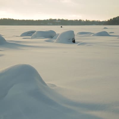 Talvimaisema Seurasaaren edustalla