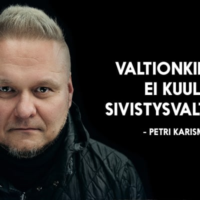Petri Karisma henkilökuva & sitaatti: "Valtionkirkko ei kuulu sivistysvaltioon."