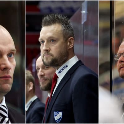 Fredrik Norrena, Jan Lundell och Kari Lehtonen.