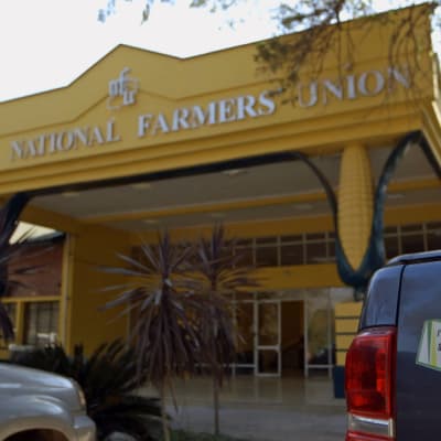 Sambian viljelyjärjestö ZNUF:n päämaja Lusakassa.