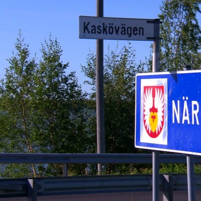 Vi närmar oss Närpes.