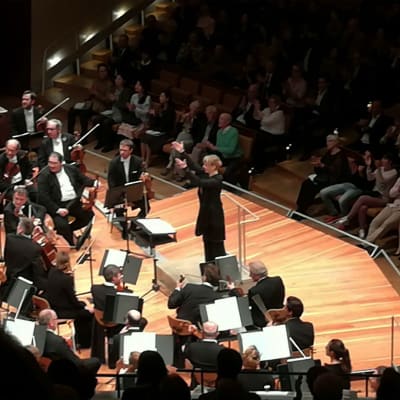 Susanna Mälkki ja Berliinin filharmonikot syyskuussa 2017