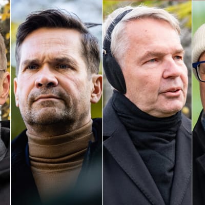 Alexander Stubb, Mika Aaltola, Pekka Haavisto ja Olli Rehn.