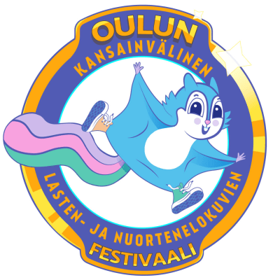 Oulun kansainvälisen lasten- ja nuorten elokuvafestivaalin logo.