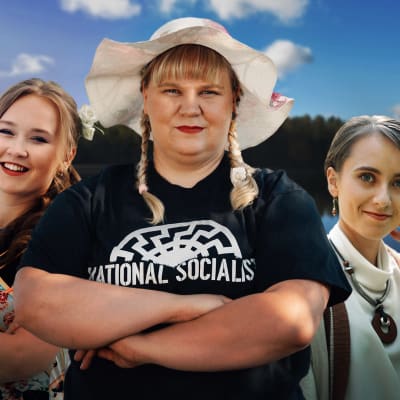 Neliosainen dokumenttisarja Suomineidot puffikuva.