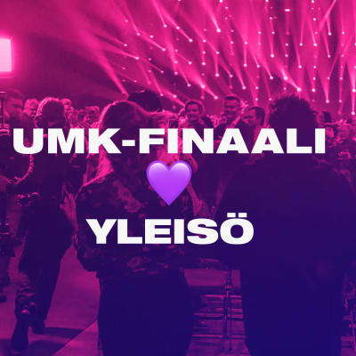 UMK-kuva, jossa lukee UMK sydän yleisö