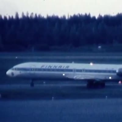 Kaapattu Finnairin lentokone Helsinki-Vantaalla (1978).