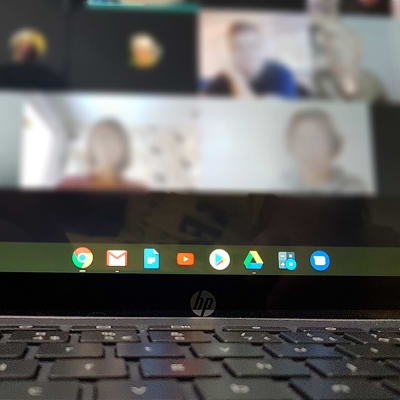 Etätyö videoneuvottelu Google meetsillä