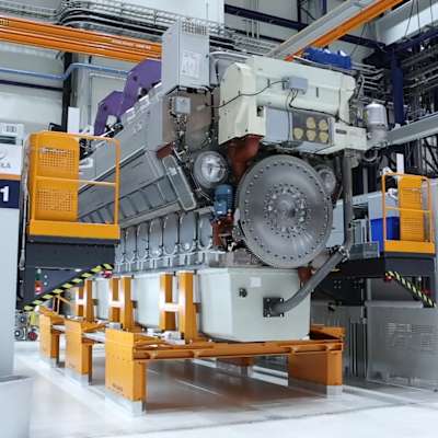 Wärtsilän monipolttoainemoottori Wärtsilä 25