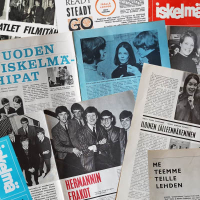 Hilkka Kantelisen (myöh. Ikonen) tekemiä haastatteluja 1960-luvun Iskelmä-lehdissä.