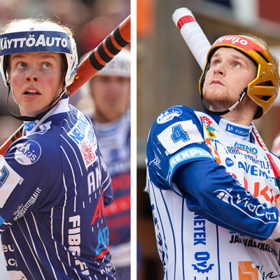 Severi Lassilan, Elmeri Anttilan ja Perttu Ruuskan lyöntivuorokuvat vierekkäin.