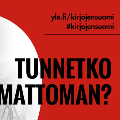 Väinö Linnan Tuntematon sotilas -kirjan kantta mukaileva puna-valkoinen kuva, tekstinä Tunnetko Tuntemattoman. 