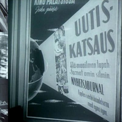Kuvakollaasi vanhoista filmikatsauksista