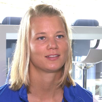 Maija Saari, kapten i damlandslaget i fotboll, Hfors i september 2016