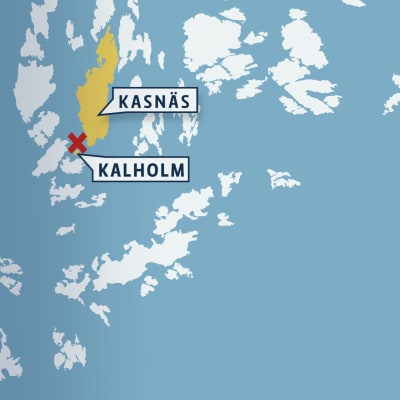 Kartta laivan karilleajopaikasta
