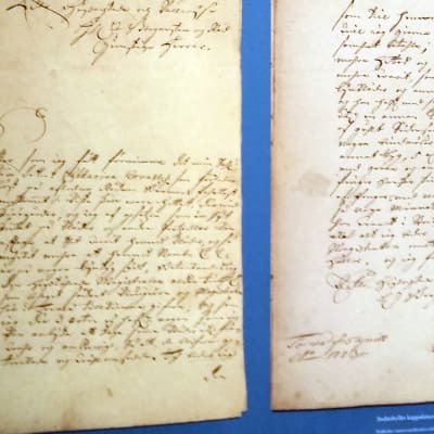 Kirje vuodelta 1723