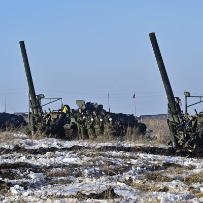Venäjän sotaharjoitus Ussuriyskissa 17. marraskuuta 2016.