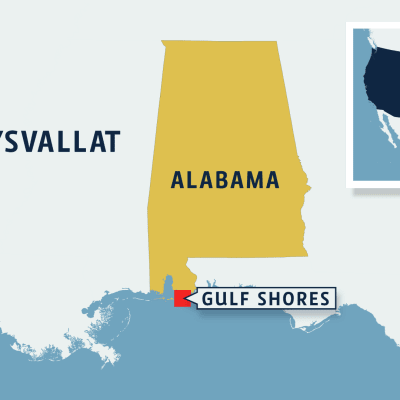 Alabaman kartta.